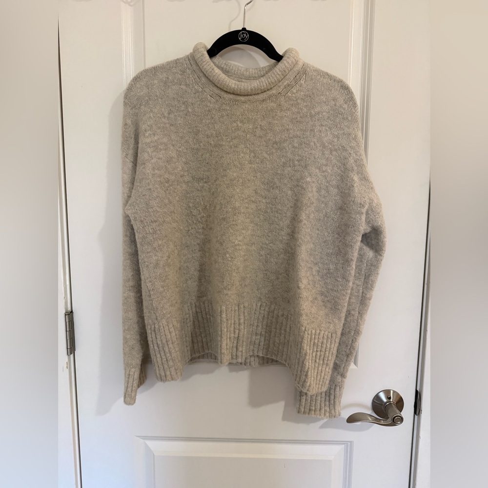 Madewell grey rollneck Sweater